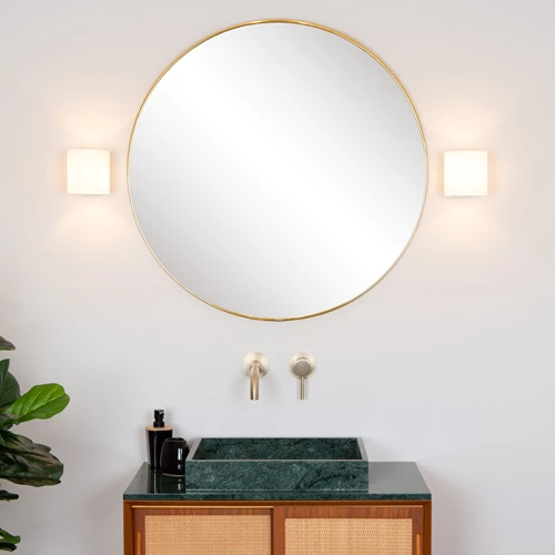 Lucide JELTE - Wandlamp Badkamer - 1xG9 - IP44 - Zwart - sfeer 1